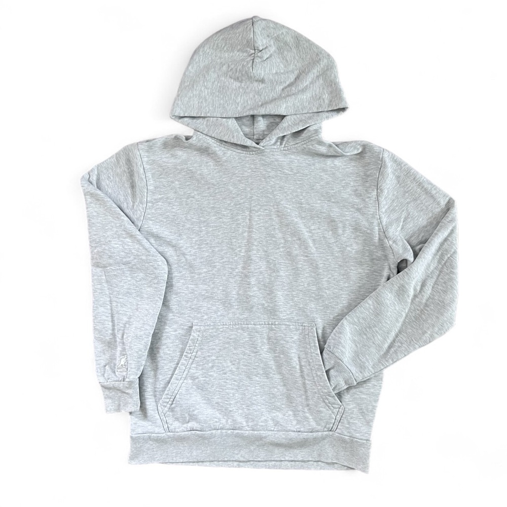 KANGOL Light Gray Embroidered Hoodie / Size S